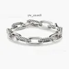 DY -Designer hochwertiger Mode Luxus David Yurma Armbänder Schmuckarmband Einfache und elegante beliebte gewebte Twisted Seil Ring David Armband 6634