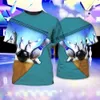 ClooCl Men T-shirt 3D Graphics Bowling Jersey Gedrukte vrouwen Korte mouw T-shirts Casual mannelijke toppen Men Kleding