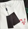 Mens T-Shirt Paris Tasarımcı Prd Lüks Marka Yaz Üst Düzey Özel Mektup Nakış Logosu Erkekler Kısa Kollu% 100 Pamuk Artı Boyut Spor Erkek Tees Üstleri Kadınlar M-2XL