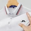 2024 Golfe Jlindeberg de alta qualidade para homens camisetas casuais camisetas masculinas camisa pólo masculina para homens Top de verão 240408