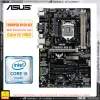 マザーボードASUSトルーパーB150 D3+ I57400 CPU LGA 1151マザーボードキットDDR4 Intel B150 32GB PCIE 3.0 PCIE 3.0 Micro ATX for I36100 CPU