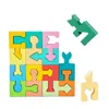 3D Wooden Puzzle Toys for Children Puzzles Intelligence Enfants