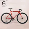 Bikes Tsunami SNM100 Fixie Fixed Gear Bike Track Sing Speed Racing Bicycs 700C Aluminum Frame Cycling Parts Customizab No Brake L48