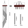 Miwayer12チューブは、外の風の鐘のための風チャイム23インチメロディーウィンドチャイム屋外で農家の庭のパティオの家の装飾