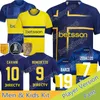 2024 Boca Juniors Soccer Jerseys 3rd Kids Kit Varela Zeballos Villa Kit complet 24 25 CABJ Camisa de Futebol Football Shirt Away White Third Yellow Maradona Roman