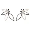 Dangle Küpeler Parlak Rhinestone Kelebek Takılar Kadınlar Moda Takı Abartılı Lady's Detor Aksesuarları