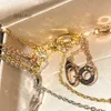 naszyjniki Bgari Divas Dream Naszyjniki z diamentami 18 -karatowe złoto Wyjątane najwyższą liczbę Naszyjnik Luksusowy projektant Oficjalne reprodukcje 5A UHGN