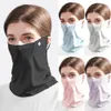 XTIGER Women Face Cover Ice Silk Sunscreen Mask Summer AntiUV Breathable Cycling Scarf Sun Protection Hiking Neck Balaclava 240401