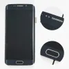 5.1 '' LCD Super AMOLED pour Samsung Galaxy S6 Edge Digitizer Digitizer Screen pour S6 Edge G925F G925 LCD avec Burn Shadow