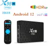 Box X98H Pro Smart Android 12 TV Box Allwinner H618 WiFi6 2.4G 5G WiFi 4K 4GB 32G 64GB Set Top Box BT5.0 HDR 8K Media Player TVBox