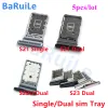 Baruile 5pcs Single Dual SIM SIM SIMPORDER pour Samsung Galaxy S21 S22 S23 Plus S21 Ultra S21U SLOT HOLDER ADAPTER PIEUX