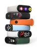 Silikonrem för Xiaomi Mi Band 8 Rem NFC Sport Rubber Armband Wristband Pulseira Correa Xiaomi Smart Band 8 Tillbehör