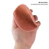 Brosse de bain en silicone gommage à poil naturel peau