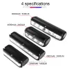 2st 8000mAh Cykelbelysningsljus Bike strålkastare Uppladdningsbar typ-C-lampcykel Lantern Bike Accessories Super Bright