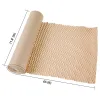 2x honingraatverpakkingspapier kussening kraft papieren wikkelrol 11,8 inch x 65 voet milieuvriendelijke honingraat beschermende wrap