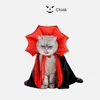 Cat Costumes 1/2/3st Pet Clothing Accessories Vampire Cape Hat Cute Clothing Dog Lovely