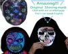 Originele Bluetooth -app Wijzig gezichtsmasker Programmeerbaar DIY PO Full Color Animation Gloeiend LED Mask Display Board Party Christmas8631005