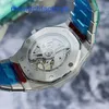 AP Diving Wutl Watch Royal Oak Series 15550st Ice Blue Plate Precision Steel Automatic Mechanical Womens Watch 37 mm COMPLETO