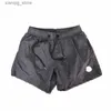 Heren shorts ontwerper Franse merkheren shorts zwem shorts ademende kortgeklede losse drawstring ontspannen broek gym fitness bodybuilding hardlopen l49