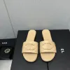 topkwaliteit kanaal slipper sandaal luxe ontwerper schuif zwarte schuifregelaars strand muilezel echte lederen heren plat buiten buitenshuis binnen zonnige zomer dames loafer sandale dame