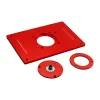 Banche da tavolo router universali inserisci il kit piastra di base kit di taglio rosso taglio sega a bordo board woodworking