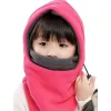 Inverno à prova de vento infantil balaclava ao ar livre chapéu acolchoado chap de motocicleta máscara de face completa chapéus crianças chapéu de máscara mais quente do bebê