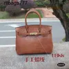 Womens Leather Bk Handbag Bag 35 30 Picotin 18 22 Crocodile Pattern Platinum Advanced Sense Belly High-end Luxury All Manual Yellow Light