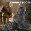 Boots Tactical Military Boots Men Boots Force Special Desert Combat Army Boots Bottes de randonnée extérieure Chaussures de la cheville Chaussures