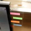 Plástico Mensagem Memorando Placa para Notas Sticky Tabs Tela PC Tela Monitores
