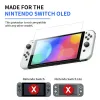 2pcs Tempered Glass Screen Protector Compatible with Nintendo Switch OLED 9H HD Clear Protector Film for Switch OLED Accessories