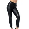 Bästsäljare Winter Style Women Leather Pants Ny Solid Casual Wear High Quality