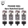 PSVANE 5881 Vacuum Tube Replaces 6L6G 6L6GA 6L6GB 6L6GC 5881A 350C 6P3PTube Valve Amplifier Matched Quad Hifi El34