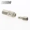 1PC EURO Air Line Manguation Connector Ajuste Feminino Redução rápida 1/4 "3/8" 1/2 "polegada BSP Feminino Feminino Feminino Tipo de UE