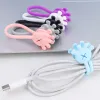 6/1Pcs Soft Silicone Magnetic Cable Tie Reusable Wire Organizer for Bundling and Securing Headphone Data Cable USB Charging Cord