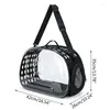 Katdragers Duidelijke Pet Carrier Case Side Opening verstelbare riem draagbare handgreep opvouwbare hondentas ademend voor kleine CA