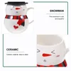 Tazze di natale per le vacanze decorazioni per le vacanze Creative tazza di caffè in ceramica regalo di compleanno divertente decorazione cioccolato