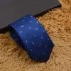 Luxury New Designer 100% Tie Silk Necktie black blue Jacquard Hand Woven for Men Wedding Casual and Business Necktie Fashion Hawaii Neck Ties V3686