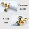 Simple European Style Handle Round Pipe Wardrobe Bathroom Cabinet Door Handle Drawer Cabinet Handle Zinc Alloy Cabinet Door Knob