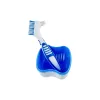 Net Banyo Kılıfı ile Diş Protez Kutusu Sahte Diş Depolama Kutusu Ortodontik Tutucu Dişleri Ağız Koruma Kılıfı Organizatör Konteyneri