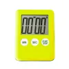 Super fino LCD Screen Digital Timer de cozinha quadrada Contestar contagem de contagem regressiva Sono Stopwatch Stopwatch Temporizador Relógio