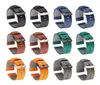Äkta läder 20mm 22mm Watch Band Rand för Samsung Galaxy Watch 42mm 46mm Gear S3 Watchband Quick Release 18mm 24mm2529103