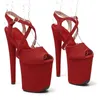 Dance Shoes Fashion 20CM/8inches Glitter Upper Plating Platform Sexy High Heels Sandals Pole 306