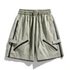 Herren Shorts Classic Tactical Jogger Hosen Männer Hochwertige Sommer im Freien bequeme Jogginghosen Multi-Zipper