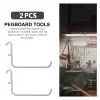 Garaj organizasyonu için 8 adet pegboard kancası organizatör tahtası pegboard raf kancaları