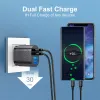 Chargeur USB 48W AU Plug pour l'Australie Nouvelle-Zélande 3A QC3.0 Chargeur de téléphone mobile pour iPhone 14 Samsung 4 Port Fast Wall Chargers