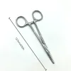1PCS歯科用ヘモスタット高品質14cm/16cmヘモスタット蚊ロッククランプストレート湾曲手術歯科インプラント
