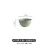 Ciotole leggere lussuoso Nordic Phnom Penh Terner Green Rice Biancane Ceramica cucina Ceramica Forta di ciotola Piatta vegetale