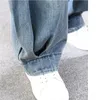 Dżinsy damskie 2024 luźne dżinsowe dżinsowe spodnie haren sztuka żeńska sztuka z chińskim stylem swobodnym zwiotczaniem kwiatów kobieta ubranie dro otn4d