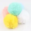 8cm pompones gros faux fausse fourrure pompe couleur couleur charmes boules moelleuses douces fournitures artisanat