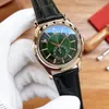 Mens Watch Designer Watch Top Luxury Watch Çok Fonksiyonel Otomatik Hareket Deri Paslanmaz Çelik Kayış Safir Cam Su Geçirmez Mens Orologio için.